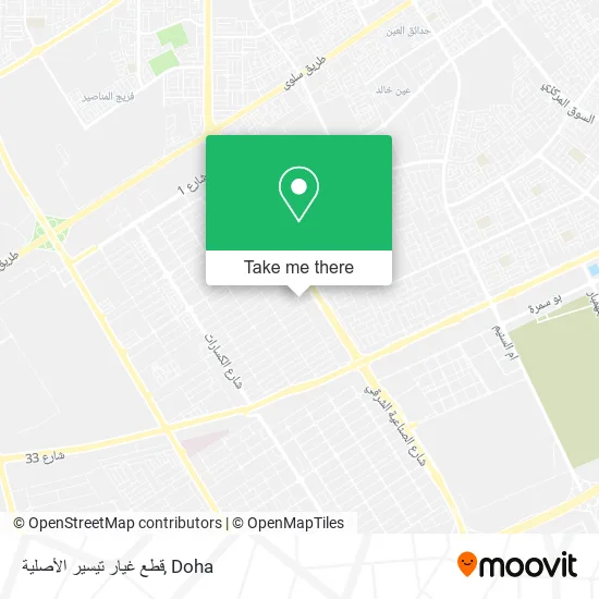 قطع غيار تيسير الأصلية map