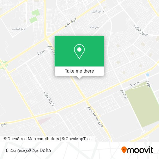 فيلا الموظفين بات 6 map