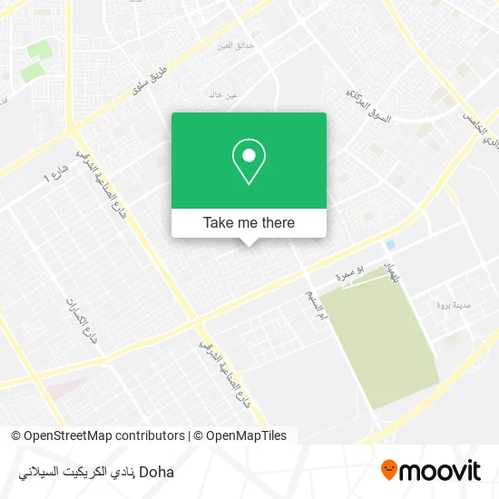 نادي الكريكيت السيلاني map