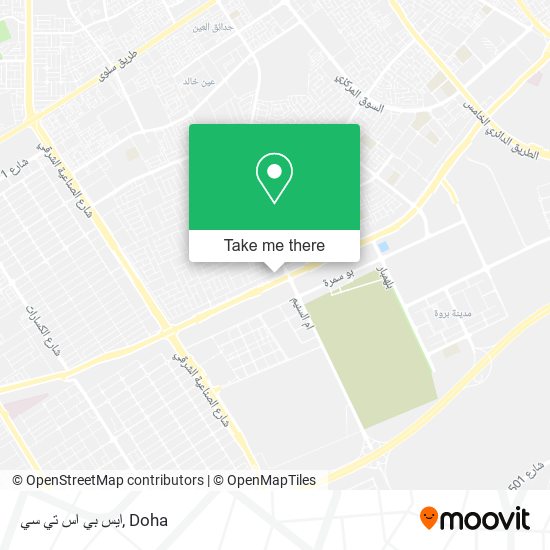ايس بي اس تي سي map