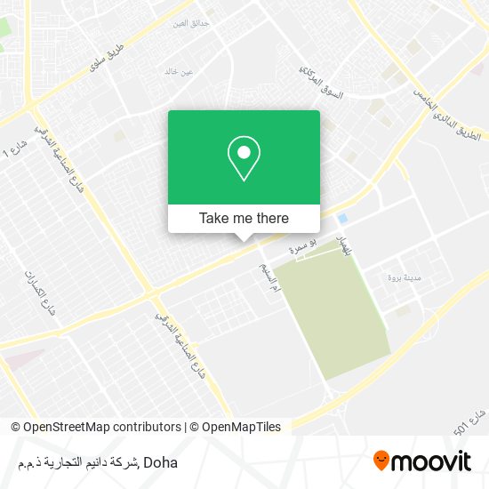 شركة دانيم التجارية ذ.م.م map