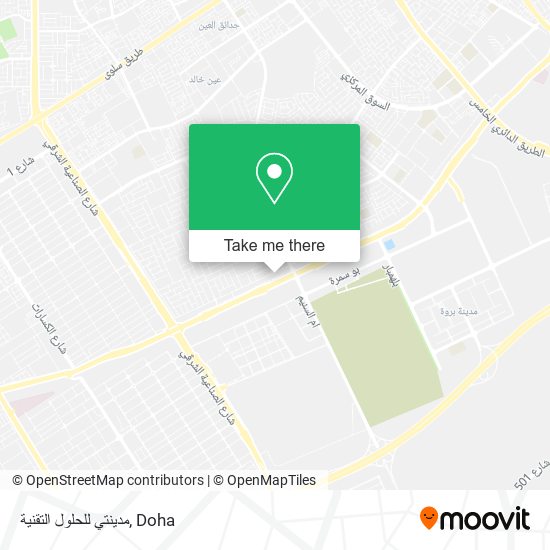 مدينتي للحلول التقنية map