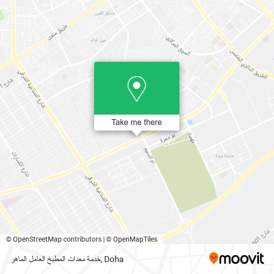 خدمة معدات المطبخ العامل الماهر map