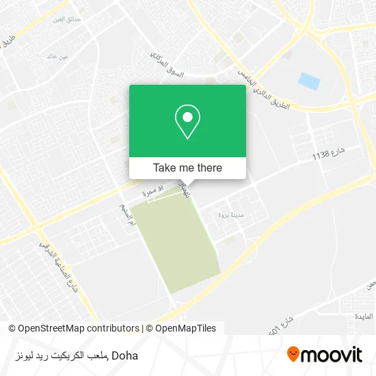 ملعب الكريكيت ريد ليونز map