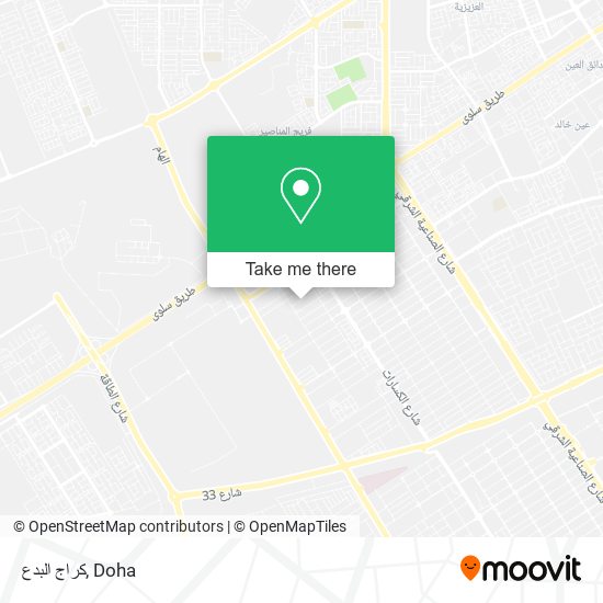 كراج البدع map