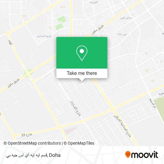قسم ايه ايه أي اس جيه بي map