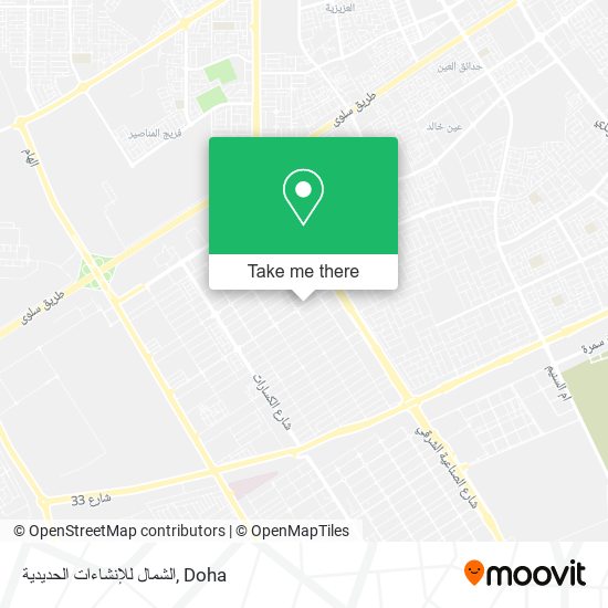 الشمال للإنشاءات الحديدية map