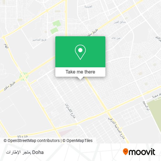 متجر الإطارات map