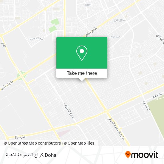 كراج المجموعة الذهبية map