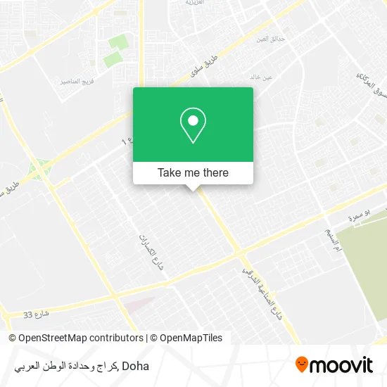 كراج وحدادة الوطن العربي map