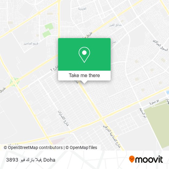 3893 فيلا بارك فيو map