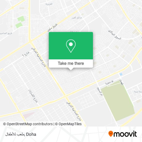 ملعب للأطفال map