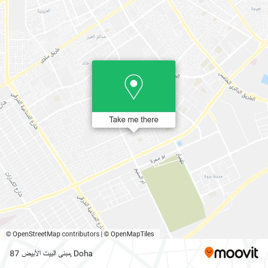 مبنى البيت الأبيض 87 map