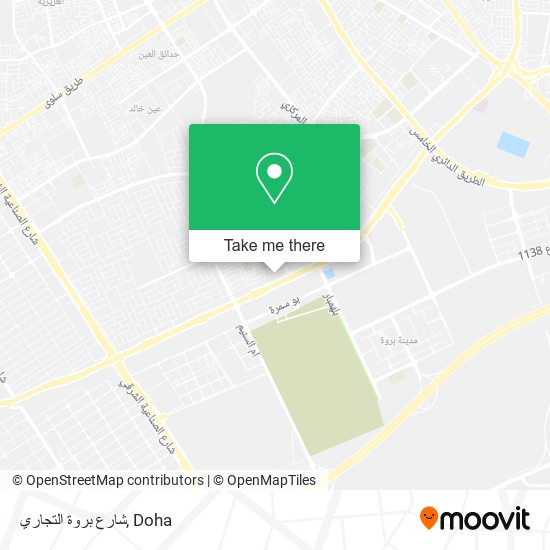 شارع بروة التجاري map
