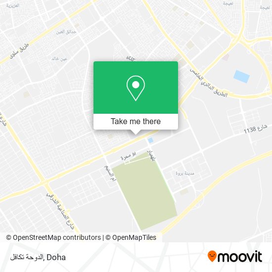 الدوحة تكافل map