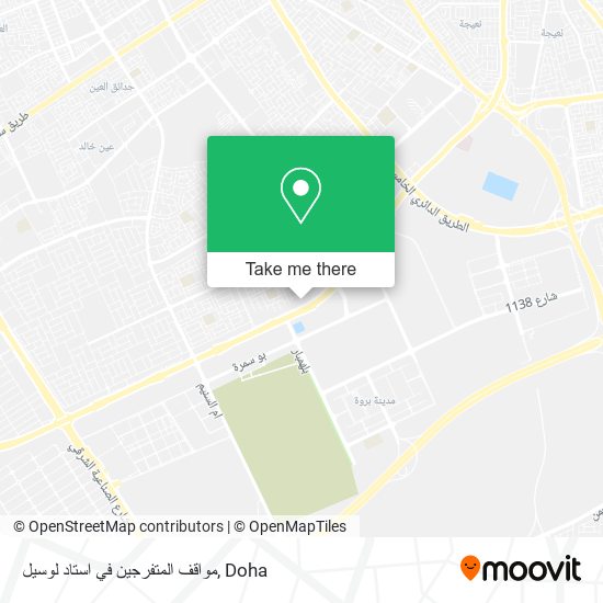 مواقف المتفرجين في استاد لوسيل map