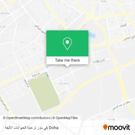 في باوز لرعاية الحيوانات الأليفة map