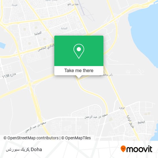 كريك سبورتس map