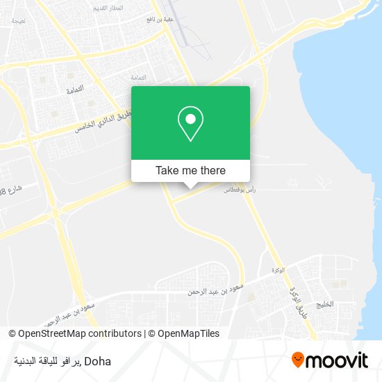 برافو للياقة البدنية map