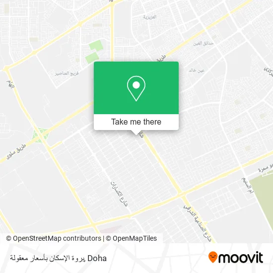 بروة الإسكان بأسعار معقولة map