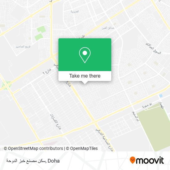 سكن مصنع خبز الدوحة map