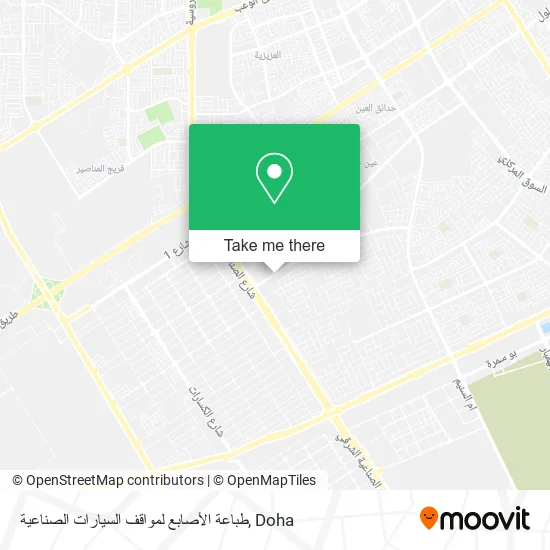 طباعة الأصابع لمواقف السيارات الصناعية map
