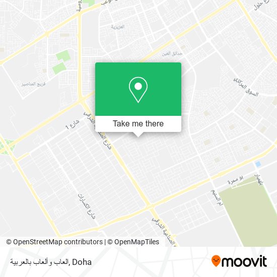 العاب وألعاب بالعربية map
