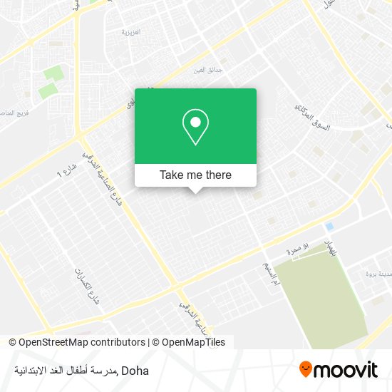 مدرسة أطفال الغد الابتدائية map