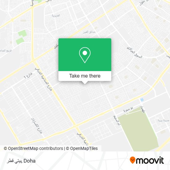بيتي قطر map