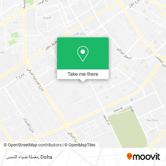 مغسلة ضياء الشمس map