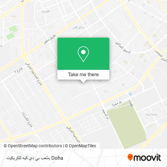 ملعب بي دي كيه للكريكيت map