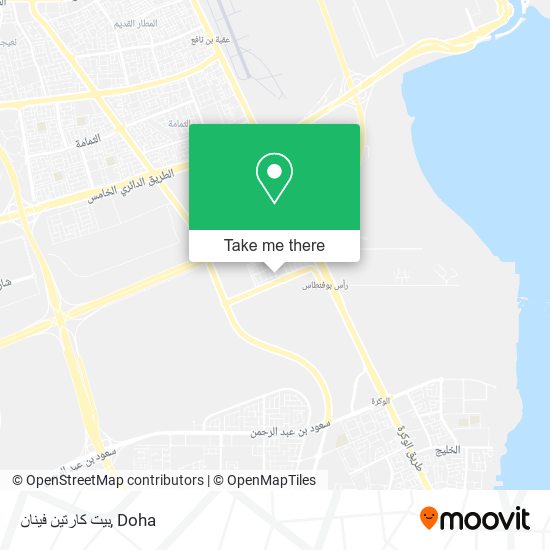 بيت كارتين فينان map