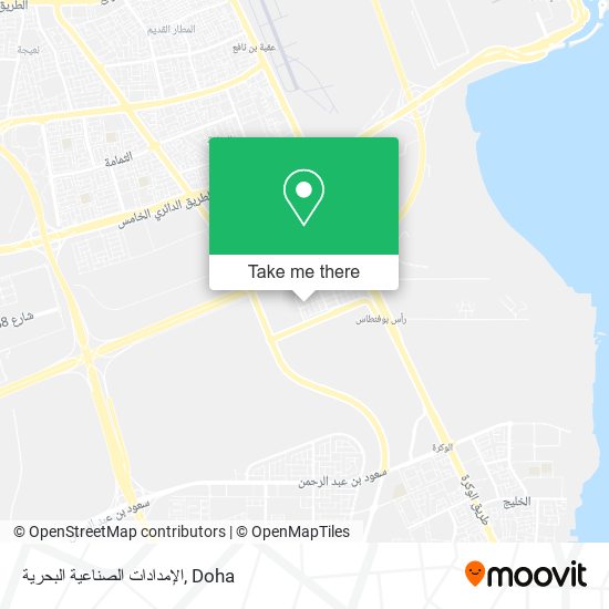 الإمدادات الصناعية البحرية map