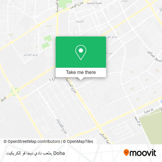 ملعب نادي ديجا فو للكريكيت map