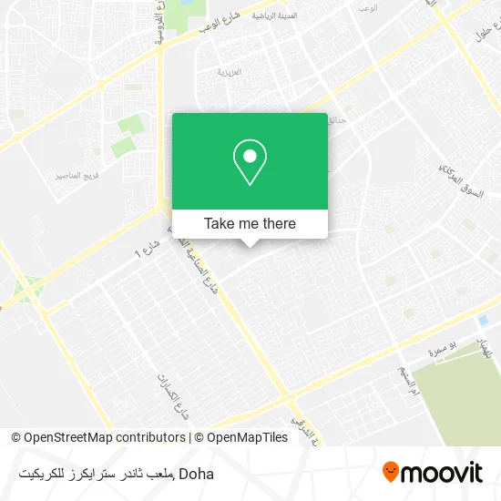 ملعب ثاندر سترايكرز للكريكيت map