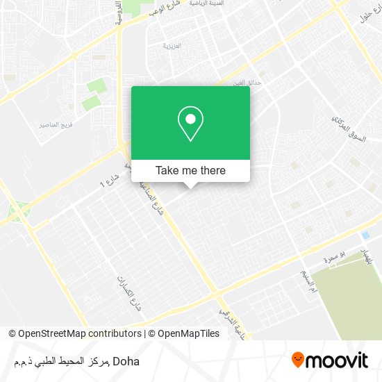 مركز المحيط الطبي ذ.م.م map