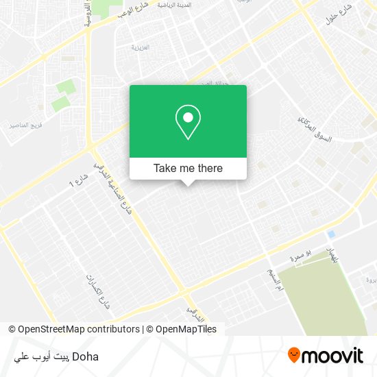 بيت أيوب علي map