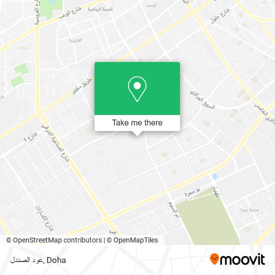 عود الصندل map