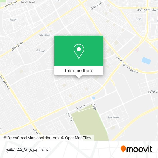 سوبر ماركت الخليج map