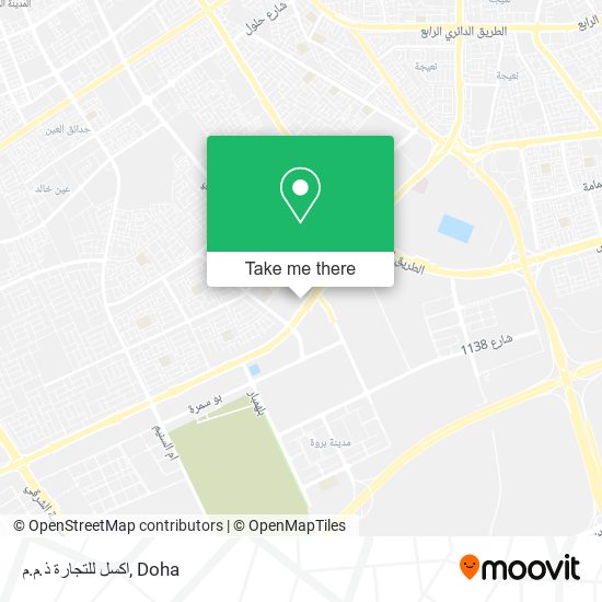 اكسل للتجارة ذ.م.م map