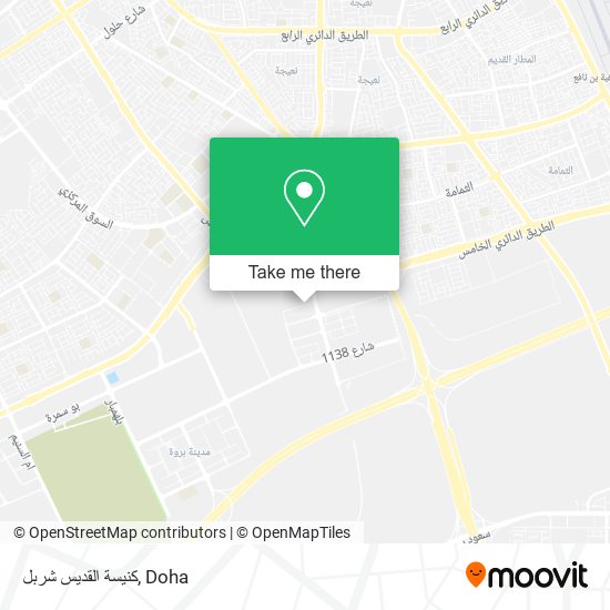 كنيسة القديس شربل map