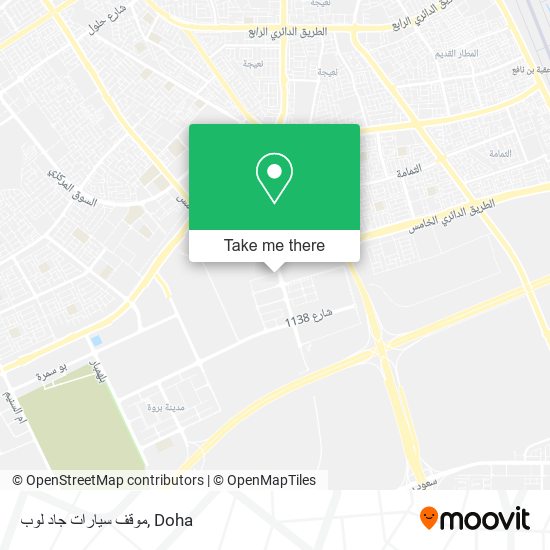 موقف سيارات جاد لوب map