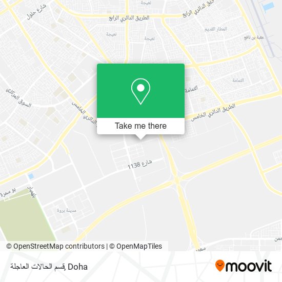 قسم الحالات العاجلة map