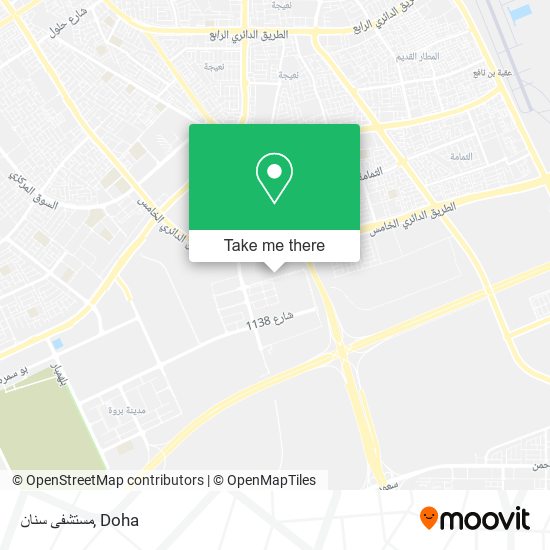 مستشفى سنان map