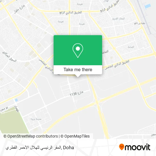 المقر الرئيسي للهلال الأحمر القطري map