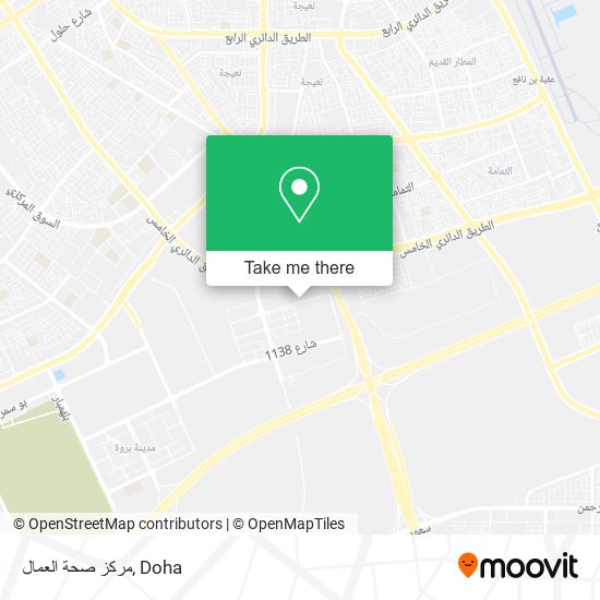 مركز صحة العمال map