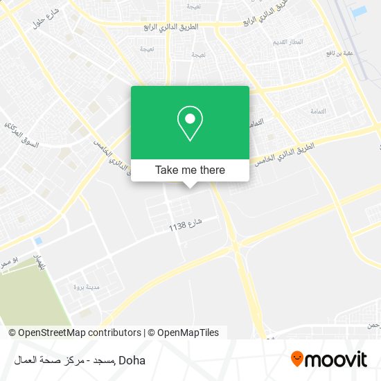 مسجد - مركز صحة العمال map