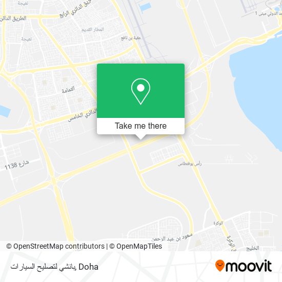 بانشي لتصليح السيارات map