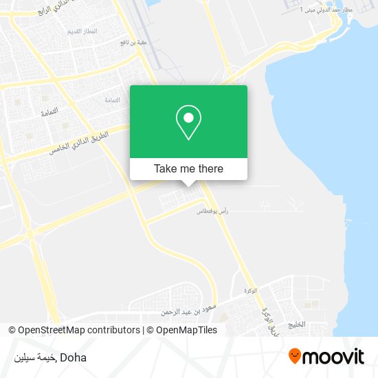 خيمة سيلين map