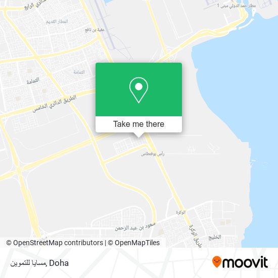 مسايا للتموين map